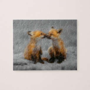 Little Fox Love Jigsaw Puzzle
