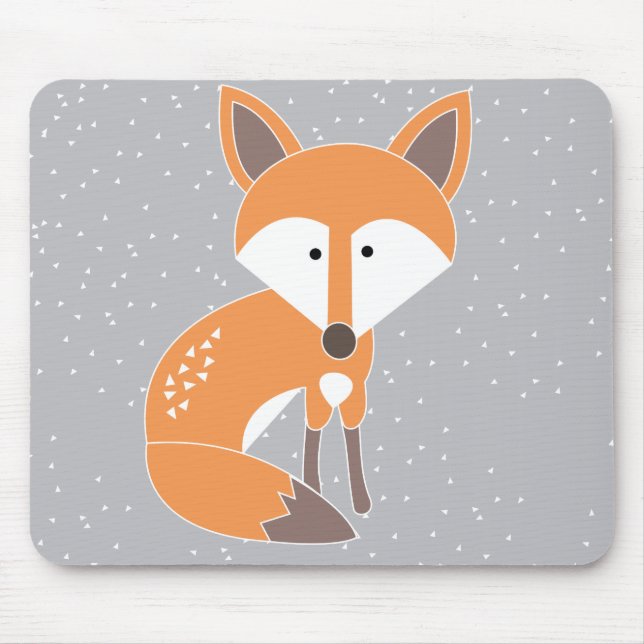 Little Fox Mouse Pad (Front)