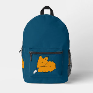 Little fox printed backpack