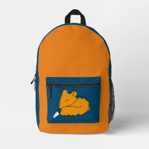 Little fox printed backpack