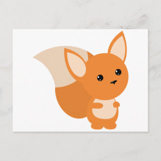 Little Foxy Poo Postcard
