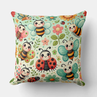 Little Friends in the Forest Cushion