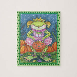 LITTLE FROG BALLERINA PRINCESS, HALLOWEEN PUZZLE