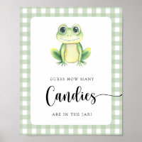 Little frog - guess how many candies