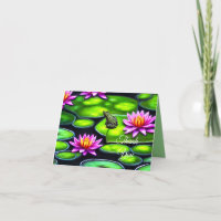 Little Frog on Lily Pad