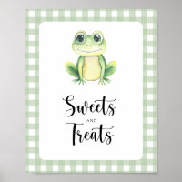 Little frog - sweets and treats baby shower