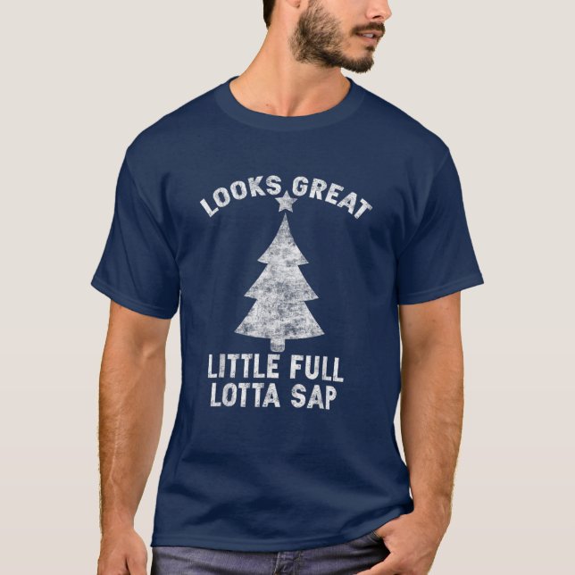 Little Full Lotta Sap Tee Christmas Vacation Santa (Front)
