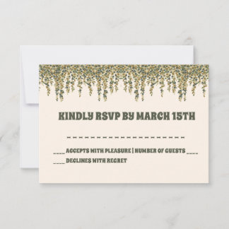 Little Fungi Gender Neutral Baby Shower RSVP Card