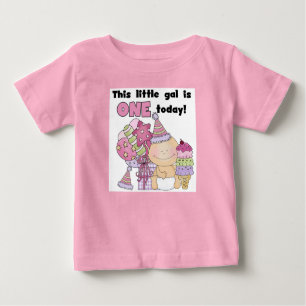Little Gal is One Tshirts and Gifts