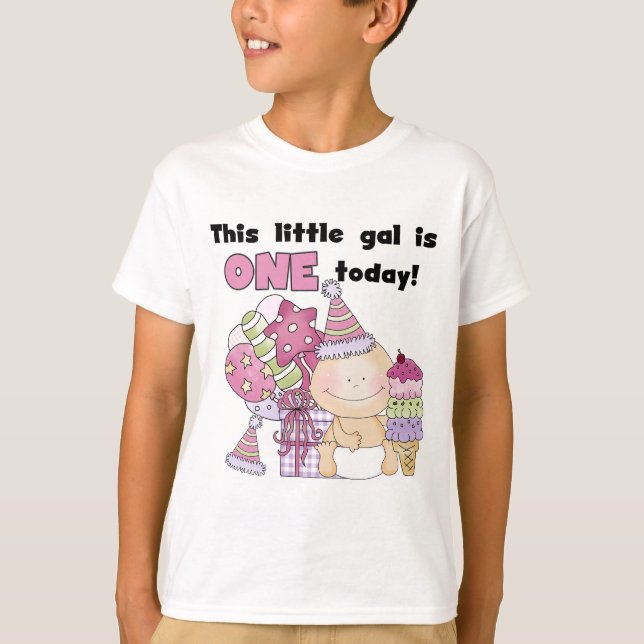 Little Gal is One Tshirts and Gifts (Front)