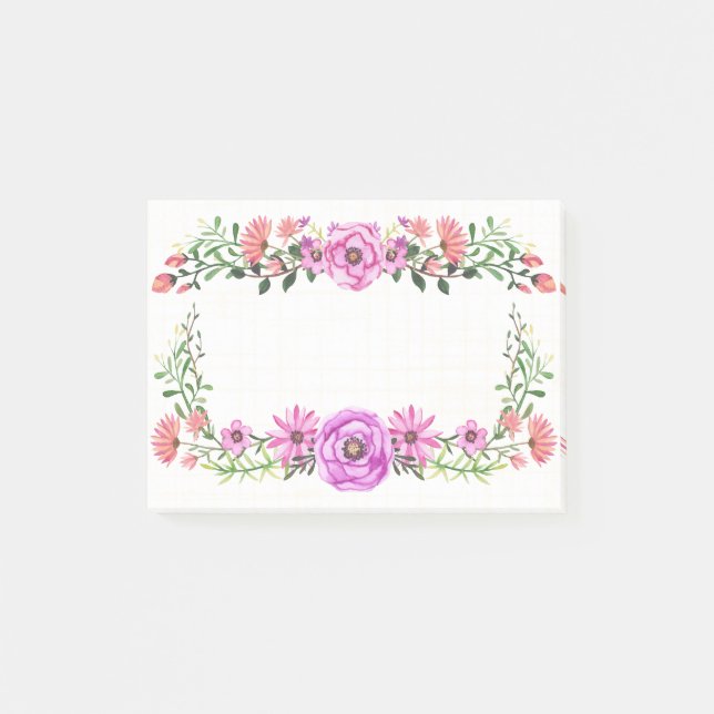 Little garden frame design post-it notes (Front)