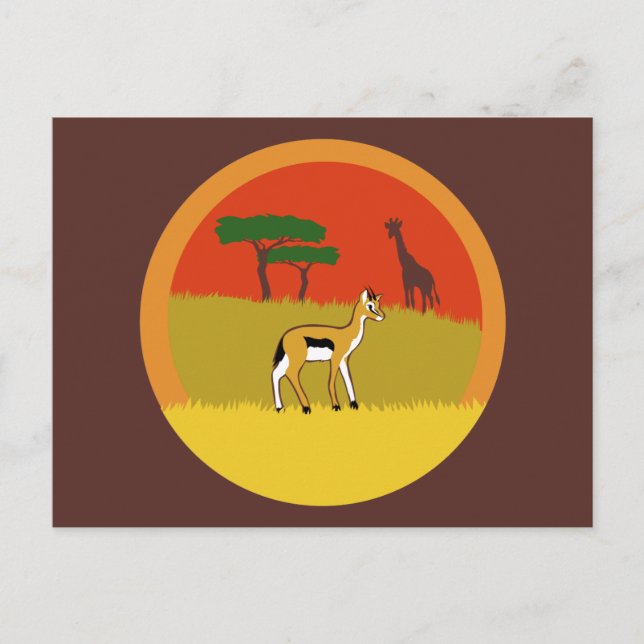 Little Gazelle Postcard (Front)