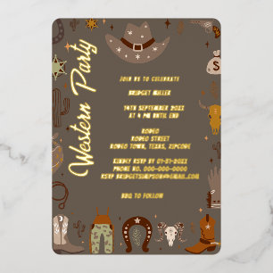 little gender neutral western BBQ party