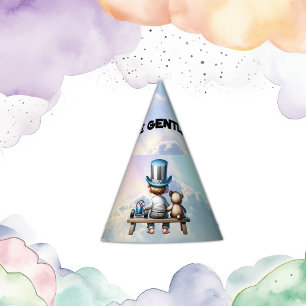 Little Gentleman Baby Shower   Party Hat