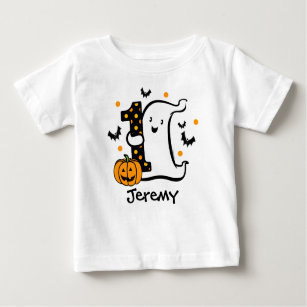 Little Ghost 1st Birthday Baby T-Shirt