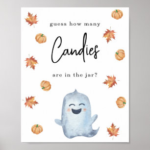 Little ghost - How many candies Poster