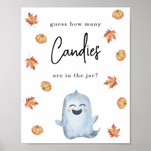 Little ghost - How many candies Poster