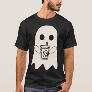 Little Ghost Iced Coffee Halloween costume T-Shirt