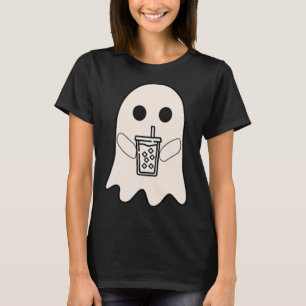 Little Ghost Iced Coffee Halloween costume  T-Shirt