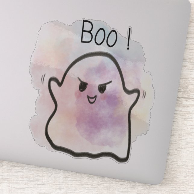 Little ghost shouts Boo (Detail)