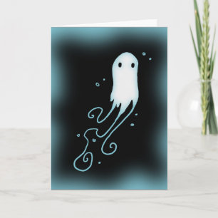 Little Ghost With Swirls Card