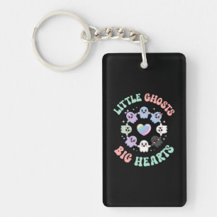 Little Ghosts Big Hearts Key Ring