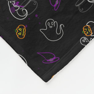 Little Ghosts Fleece Blanket