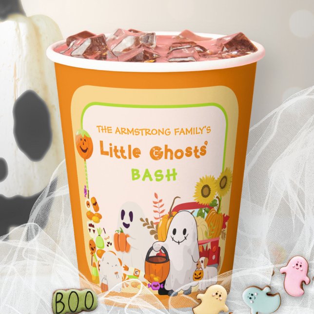 Little Ghosts Halloween Party Paper Cups (Little Ghosts Halloween Party Paper Cups ©Susanne Sachers - Sunny Mind 👻)