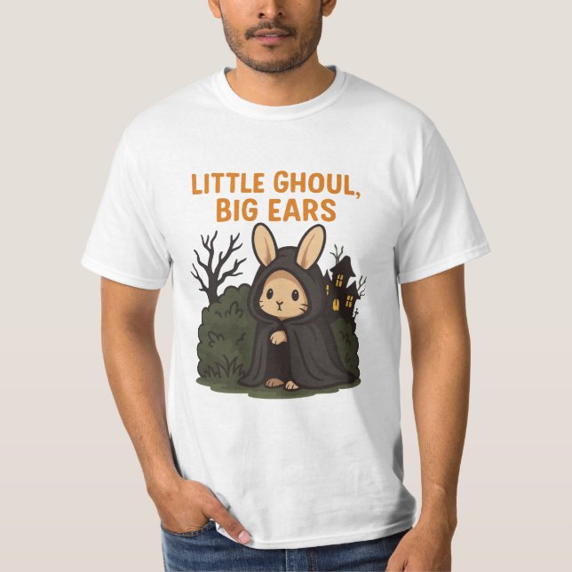 Little Ghoul Big Ears Halloween Couple Shirts (Front)