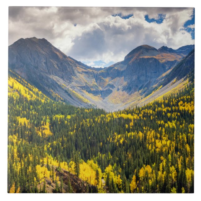 Little Giant & Kendall Peak, Silverton, Colorado Ceramic Tile (Front)