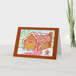 Little Gingerbread House Holiday Card