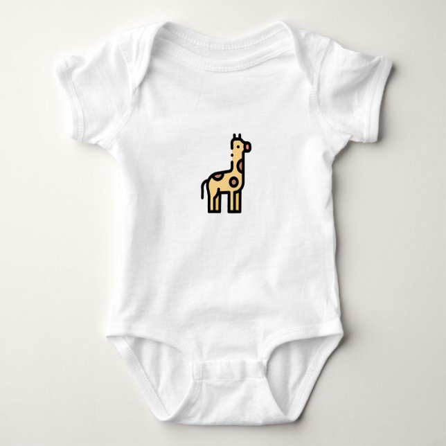 Little Giraffe Baby Bodysuit (Front)