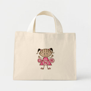 Little Girl 1st Birthday T-shirts and Gifts Mini Tote Bag