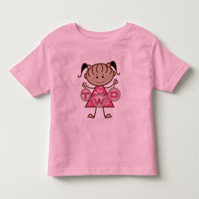 Little Girl 2nd Birthday T-shirts and Gifts (Front)