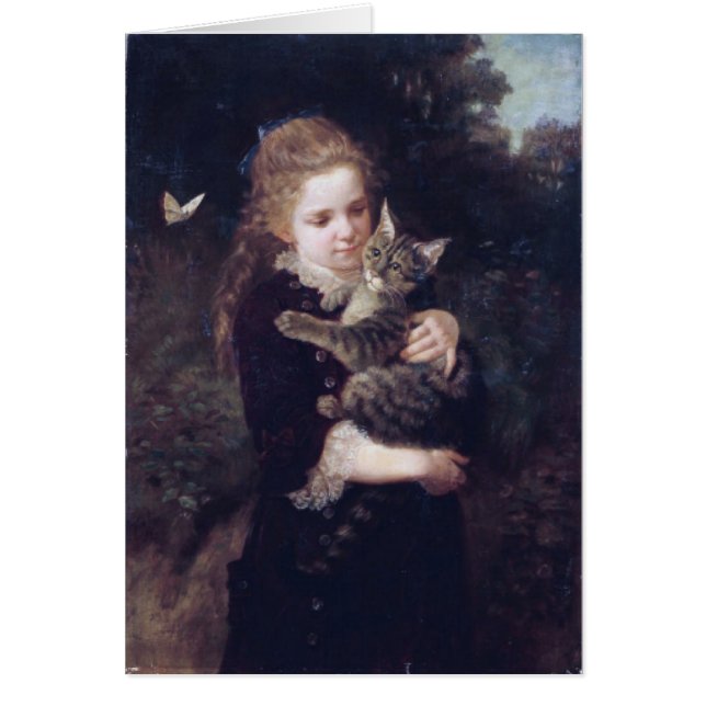 Little Girl and Cat (Front)