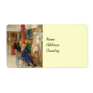 Little Girl at Spinning Wheel