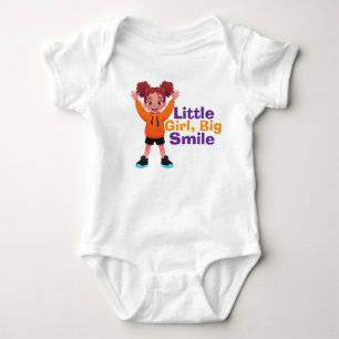 Little Girl Big Smile Baby Bodysuit