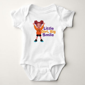 Little Girl Big Smile Baby Bodysuit