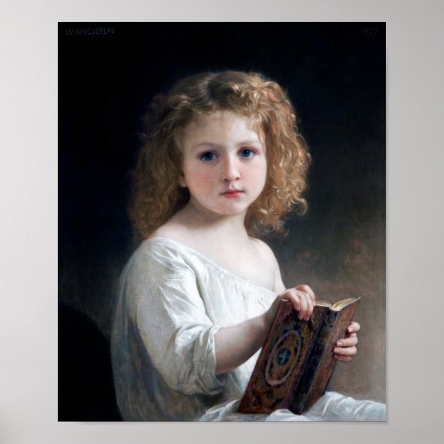 Little Girl, Bouguereau Poster (Front)
