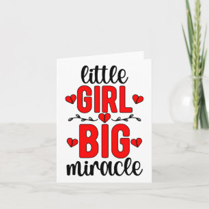 Little Girl Chd Warrior Congenital Heart Disease  Card