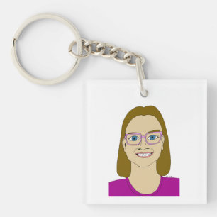 little girl keychain