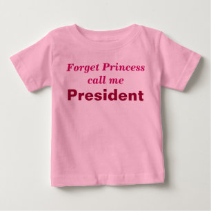Little girl President creeper. Baby T-Shirt