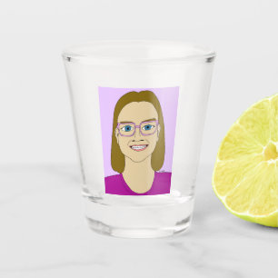little girl shot glass