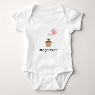Little Girl Sprout Baby Bodysuit