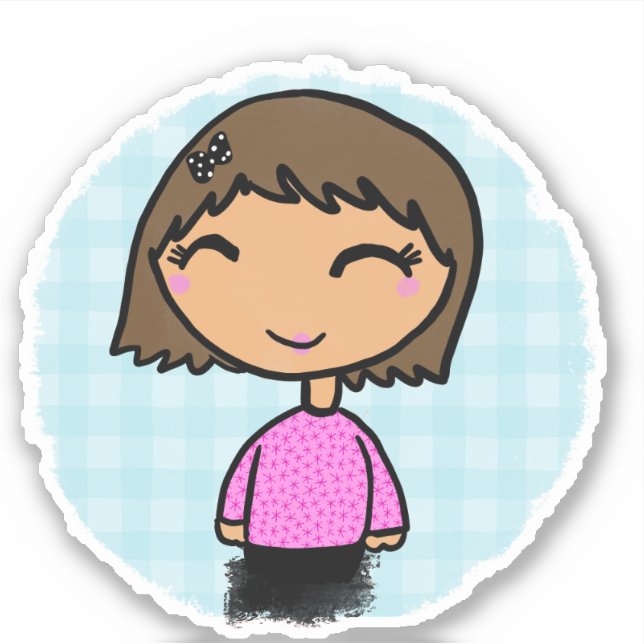 Little Girl Sticker (Front)
