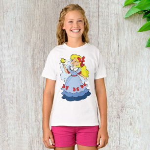 Little Girl With A Butterfly T-Shirt