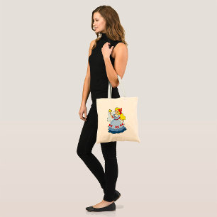 Little Girl With A Butterfly Tote Bag