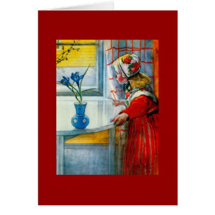 Little Girl with Blue Iris