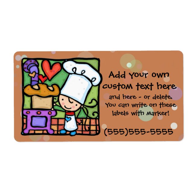 Little Girlie loves to bake bread  RST (Front)