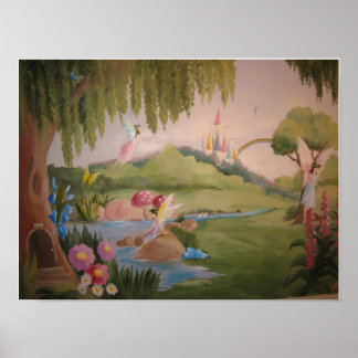 little girls fairy poster